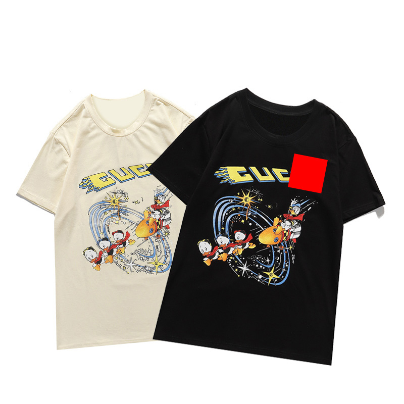

2021 Fashion Mens Pattern Print T Shirts Black Fashion Men Women High Quality Short Sleeve Tees m-xxxl G8450, White;black