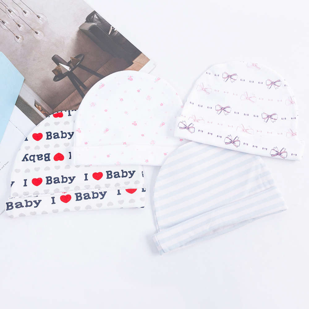 

Children's Cap Cotton fetal cap born girl boy spring summer thin style 0-june, Yellow