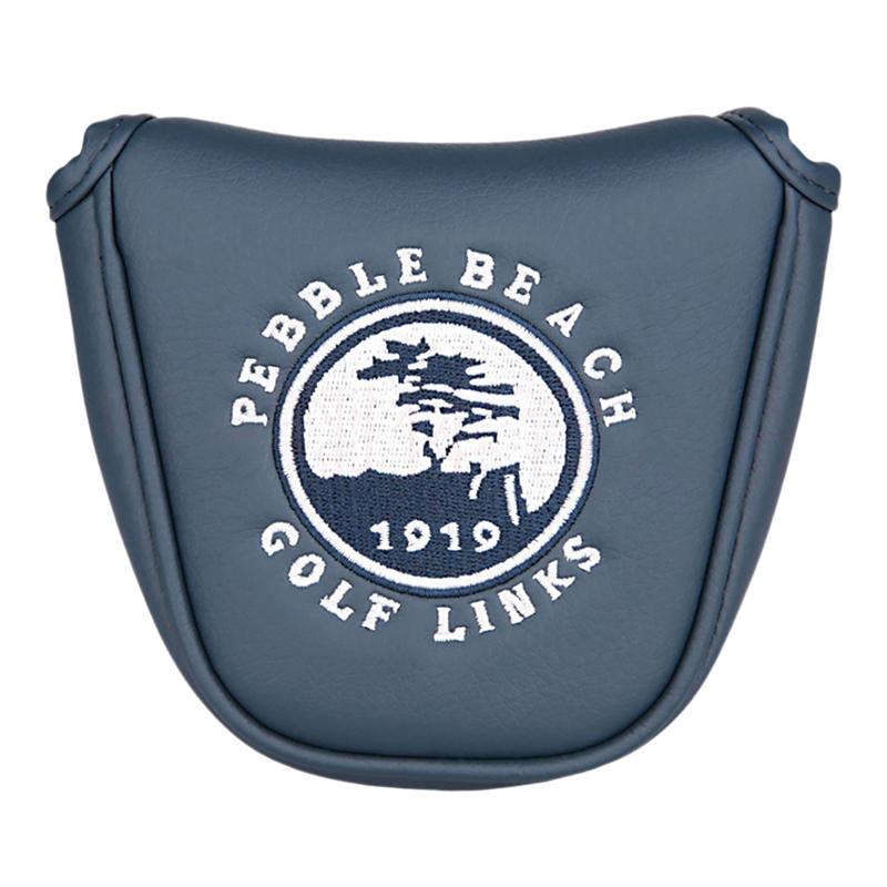 

Golf Training Aids 1Pcs Cover Mallet Headcover Pebble Beach With Magnetic Closure For Putter Club Head