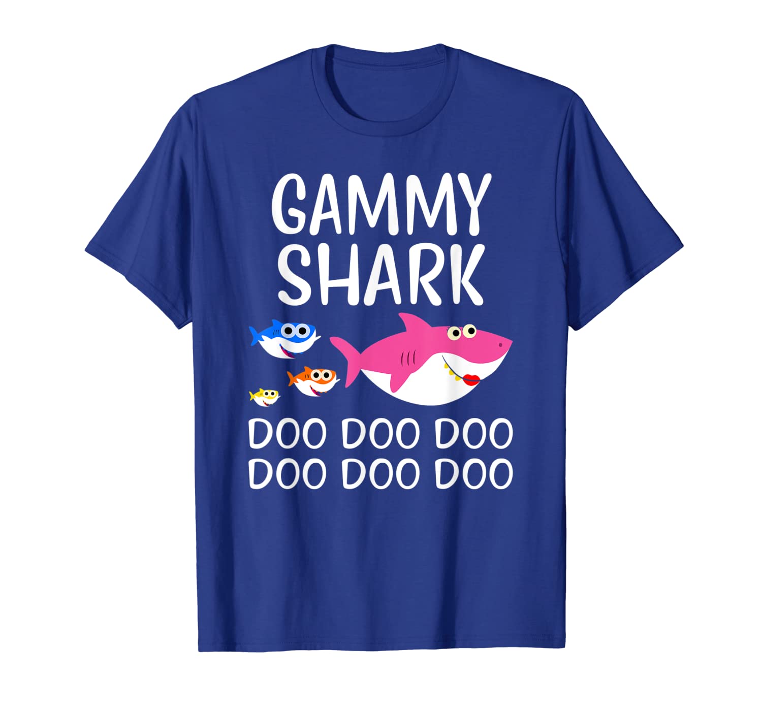 

Gammy Shark Tshirt Doo Doo Funny Baby Mommy Kids Shirt, White;black