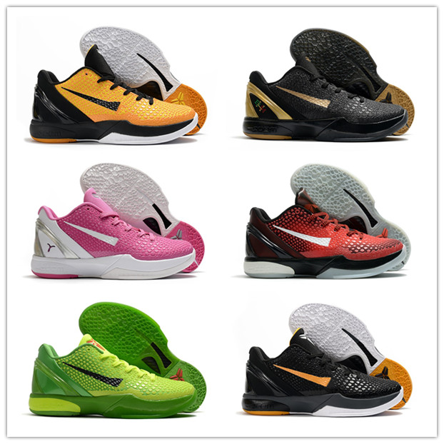 

2021 New Arrive High Quality Leather Mamba Spirit All Star Christmas VI Basketball Shoes For Mens Sports Sneakers Fashion Casual Shoes
