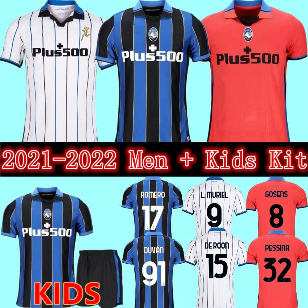 

21 22 Atalanta BC soccer jersey DUVAN ILICIC GOMEZ L.MURIEL GOSENS home away third Football Shirt PESSINA DE ROON MALINOVSKYI KOVALENKO Adult Football shirt, Yellow