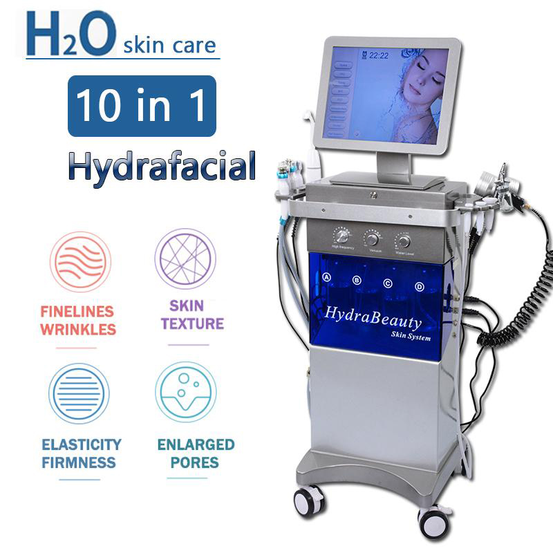 

2022 9 in 1 super vacuum power RF Bio lifting Spa Facial Machine Hydrafacials facial machine hydra Microdermabrasion beauty machine