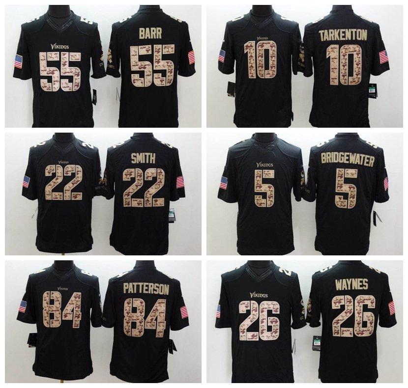 

Minnesota''Vikings''Men Anthony Barr Fran Tarkenton Harrison Smith Custom Women Youth football Limited Jersey, Black;red