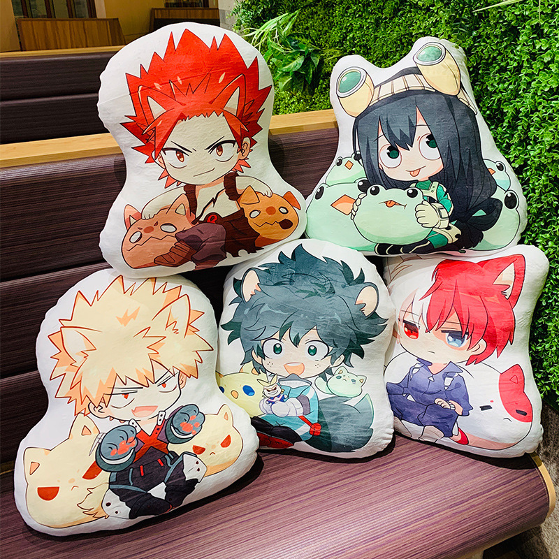 

45cm Anime My Hero Academia Figure Plush Age of Heroes Figurine Deku Action Collection Super Soft Pillow Doll C0220