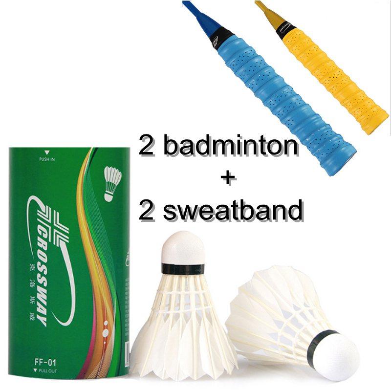 

CROSSWAY 2pcs Outdoor Training Portable Badminton Ball Practical Aeroplane Shuttlecock Class Shuttlecocks Badminton