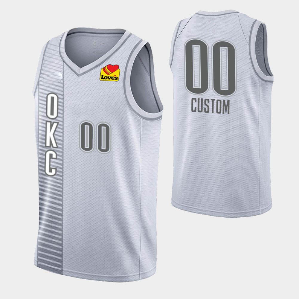 

Oklahoma''City''Thunder''MEN Vit Krejci Shai Gilgeous-Alexander Gabriel Deck Luguentz Dort City 75th Anniversary basketball Jersey