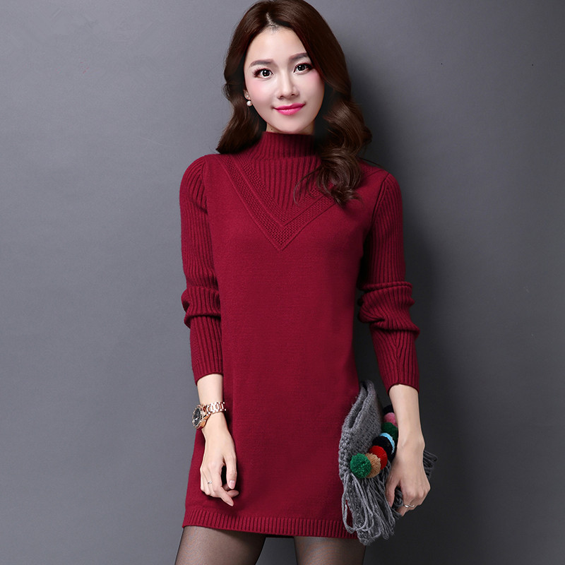 

2021 New Turtleneck Autumn Winter Women's Sweater Knitted Fashion Slim White Long Sleeve Women Sweaters and Pullovers Wxf659 Ksid, Beige