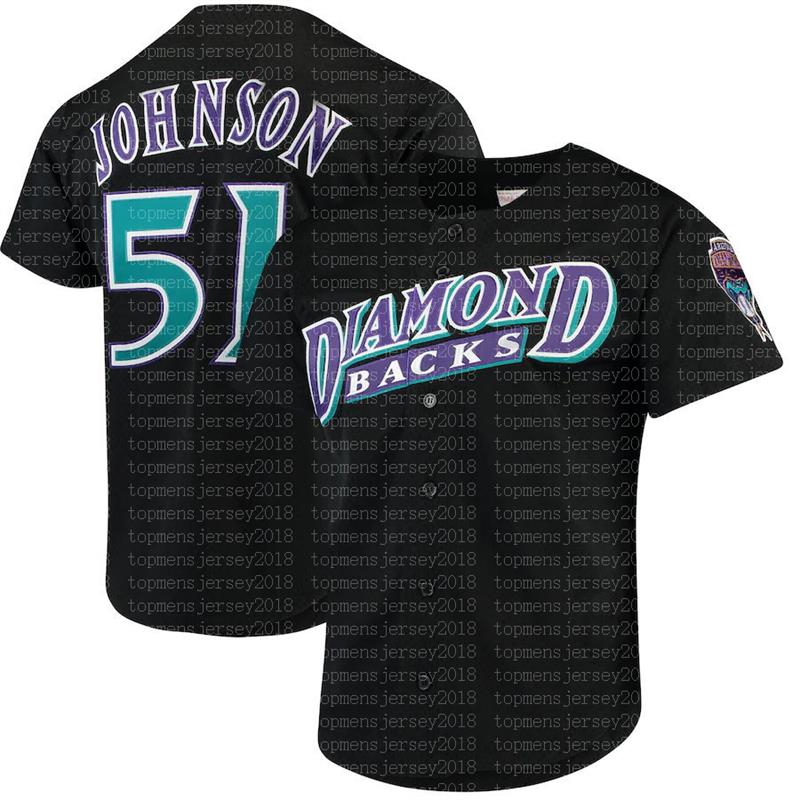 

Arizona Diamondbacks Randy Johnson Jersey, Blue;black