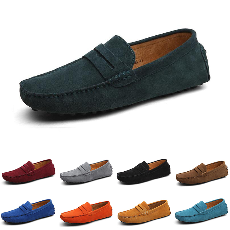 

men casual shoes Espadrilles triple black navy brown wine red taupe green Sky Blue Burgundy mens sneakers outdoor jogging walking twenty seven