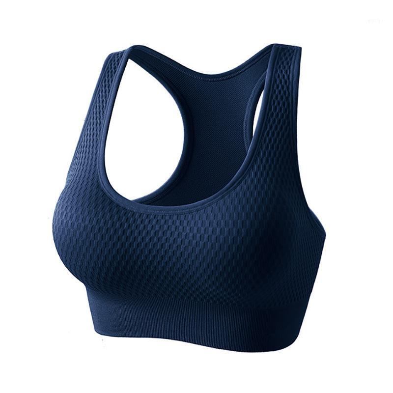 

Fashion Sexy Quick-drying Frameless Honeycomb Shockproof Bra With Beautiful Back Design, Good Sweat Absorption, Not Easy To Defo Yoga Outfit, Green
