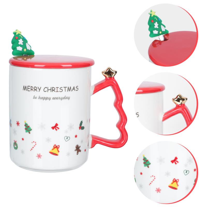 

Mugs 1 Set Of Christmas Ceramics Mug Xmas Pattern Party Gift For Kids Family