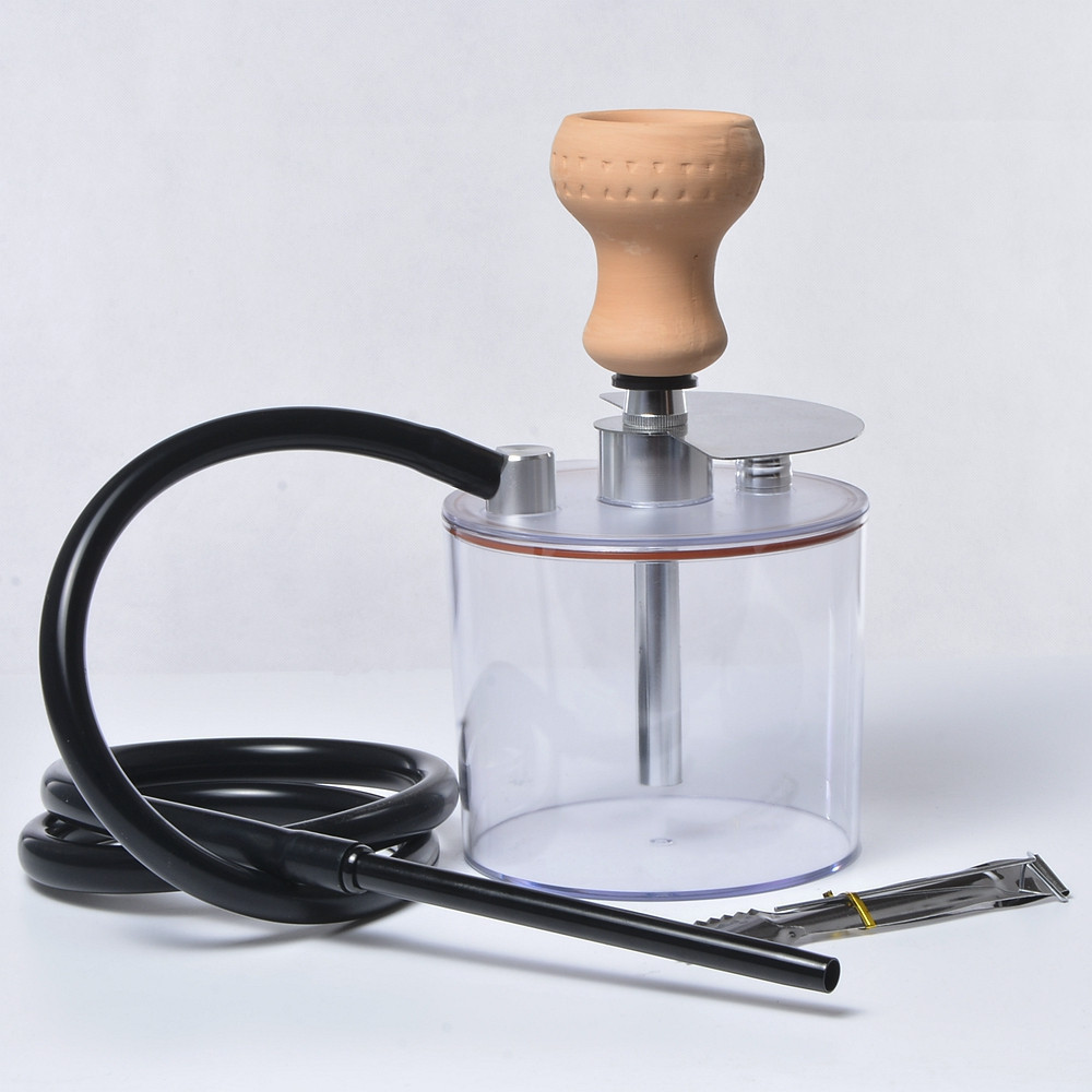 

Transparent hookah set Arabian pipe bar KTV Cylindrical hookahs