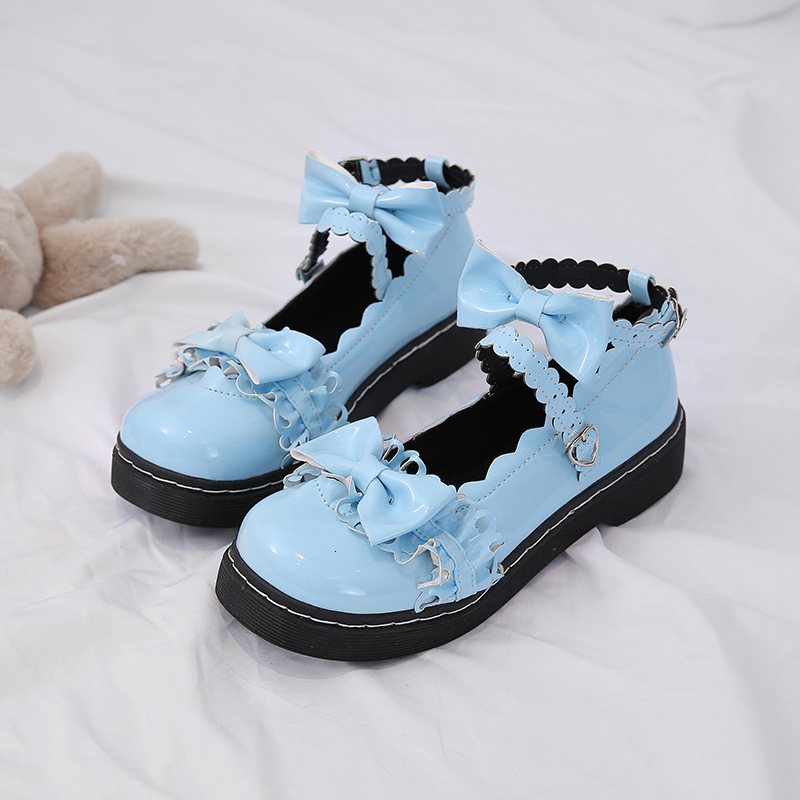 

2021 New Loli Girls Platform Kawaii Tea Beautiful Japanese Party Anime Female Cosplay Harujuku Jk Uniform Lolita Women's Shoes I3y6