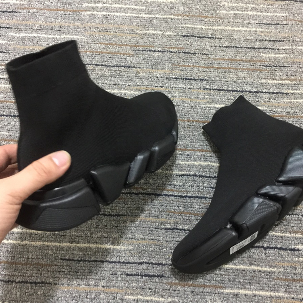 

Designers Men Womens Speed Trainer Sock Boots Casual Shoes Runner Platform Sneakers 36-45 Gift Christmas, [no.0][with box]
