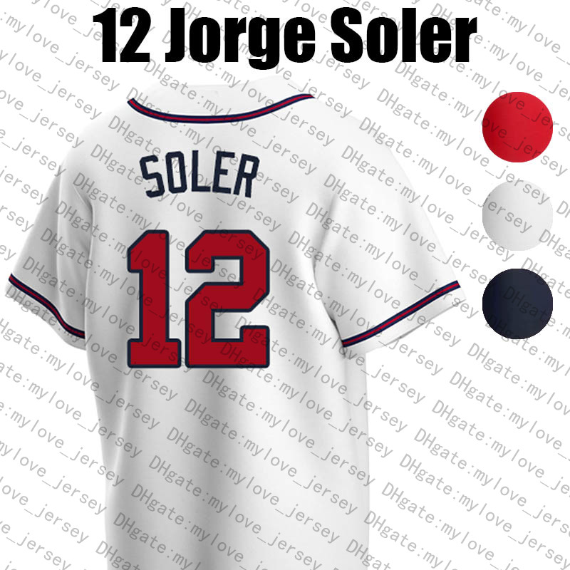 

Brave 12 Jorge Soler 51 Will Smith Baseball Jersey 50 Charlie Morton 16 Travis D'Arnaud Jerseys Freddie Freeman Ronald Acuna Jr Dansby, Blue;black
