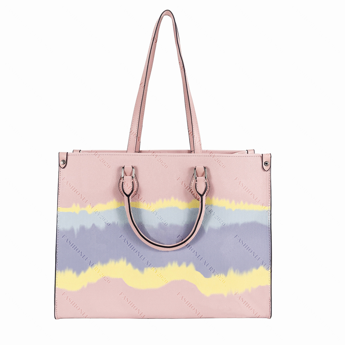 

Red Blue Lining High-quality Women Flower Shopping Shoulders Bag Large Capacity Tote Clutch Wallets Woman Handbags Totes Package 41CM