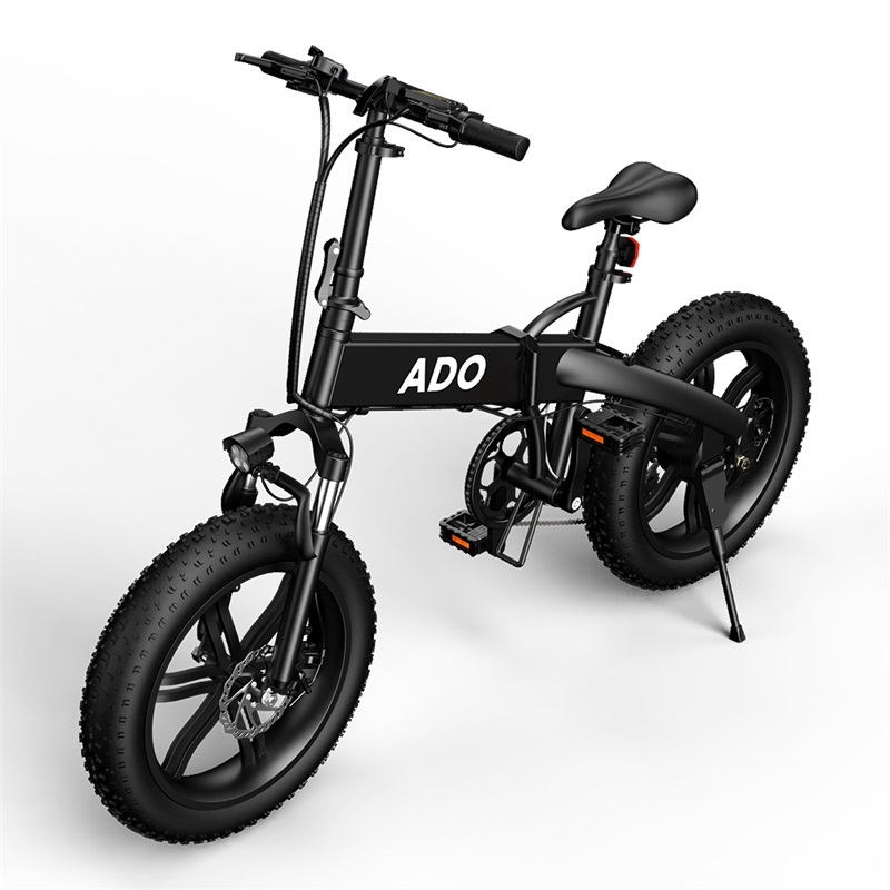 

[EU Stock] ADO Electric Bike 500W A20F 20 Inches Fat Tire ebike Brushless Motor Foldable Electrical Bicycle 36V 10.4Ah Lithium Ion Battery Ebikes, Silver;blue