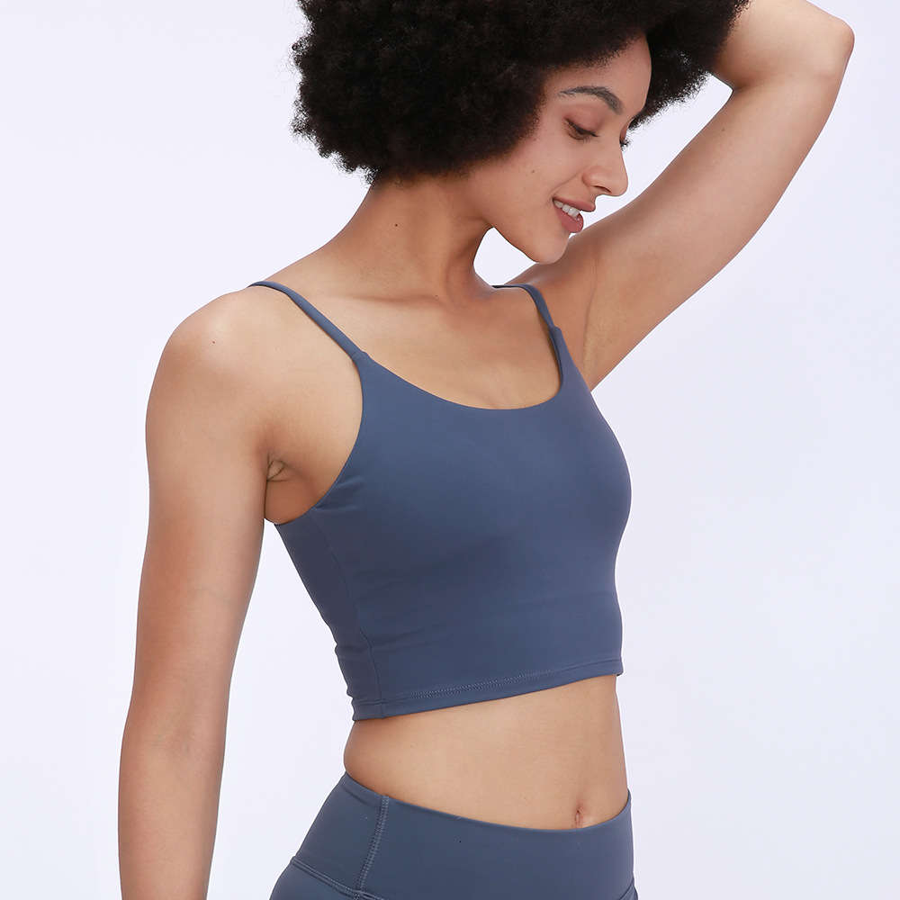 

New back vest with Lulu sling sports bra Yoga jacket, Red;black