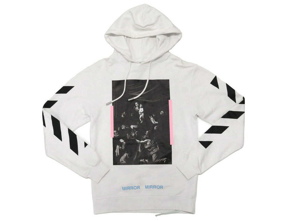 

Designer Luxury Off Classic Fashion Arrowhead Katoen Hip Hop Stone Top Hoodie Stainless Steel Mirror Printed Sweatshirt Hooded Cotton Jacket