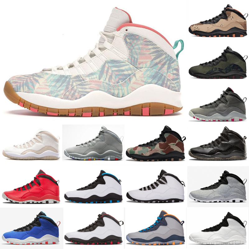 

High quality Men 10 10s Basketball Shoes Jumpman Seattle Wings Powder Trainers Cool grey Drake OVO black white Tinker Chicago Sneakers, As photo 13