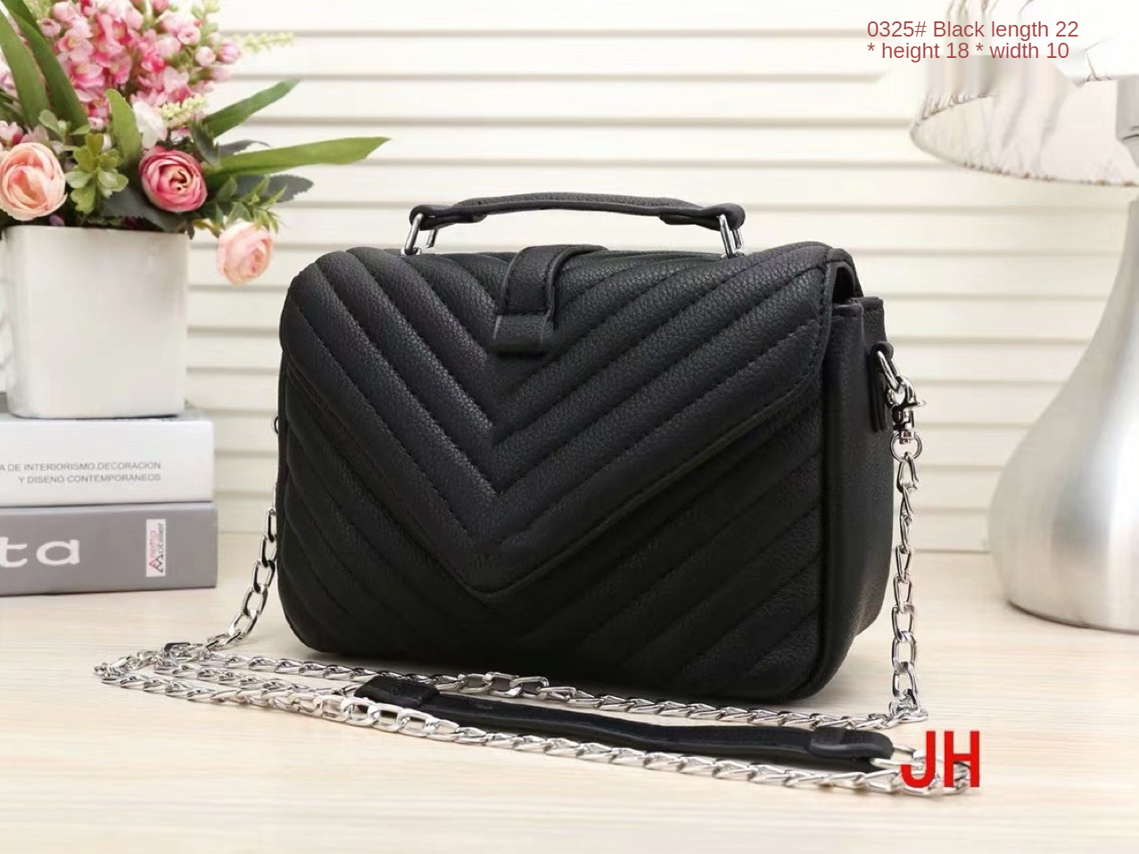 

New lady's hand-held single shoulder Crossbody bag litchi embroidery chain designer clutch bag purses ladies handbags purse evening