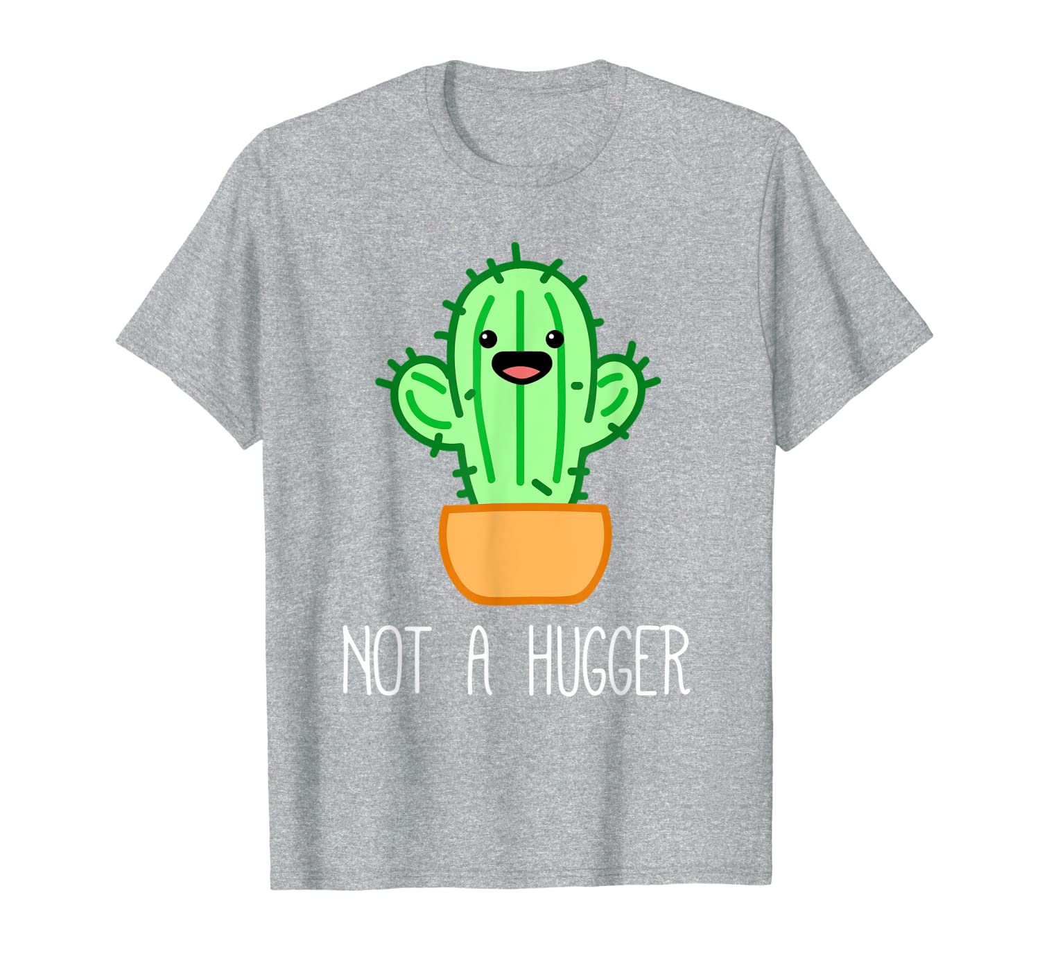 Not a Hugger Cactus | Cute Kawaii Do Not Hug Meme T-Shirt-image-702204138
