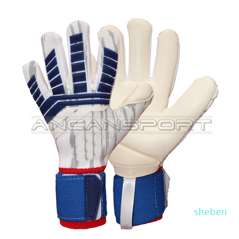 

Jusdon Predator Allround Latex Soccer Professional Goalkeeper Gloves Goalie without fingersave FootballBola De Futebol Gloves Luva De Goleir, Red/white--without fingersave