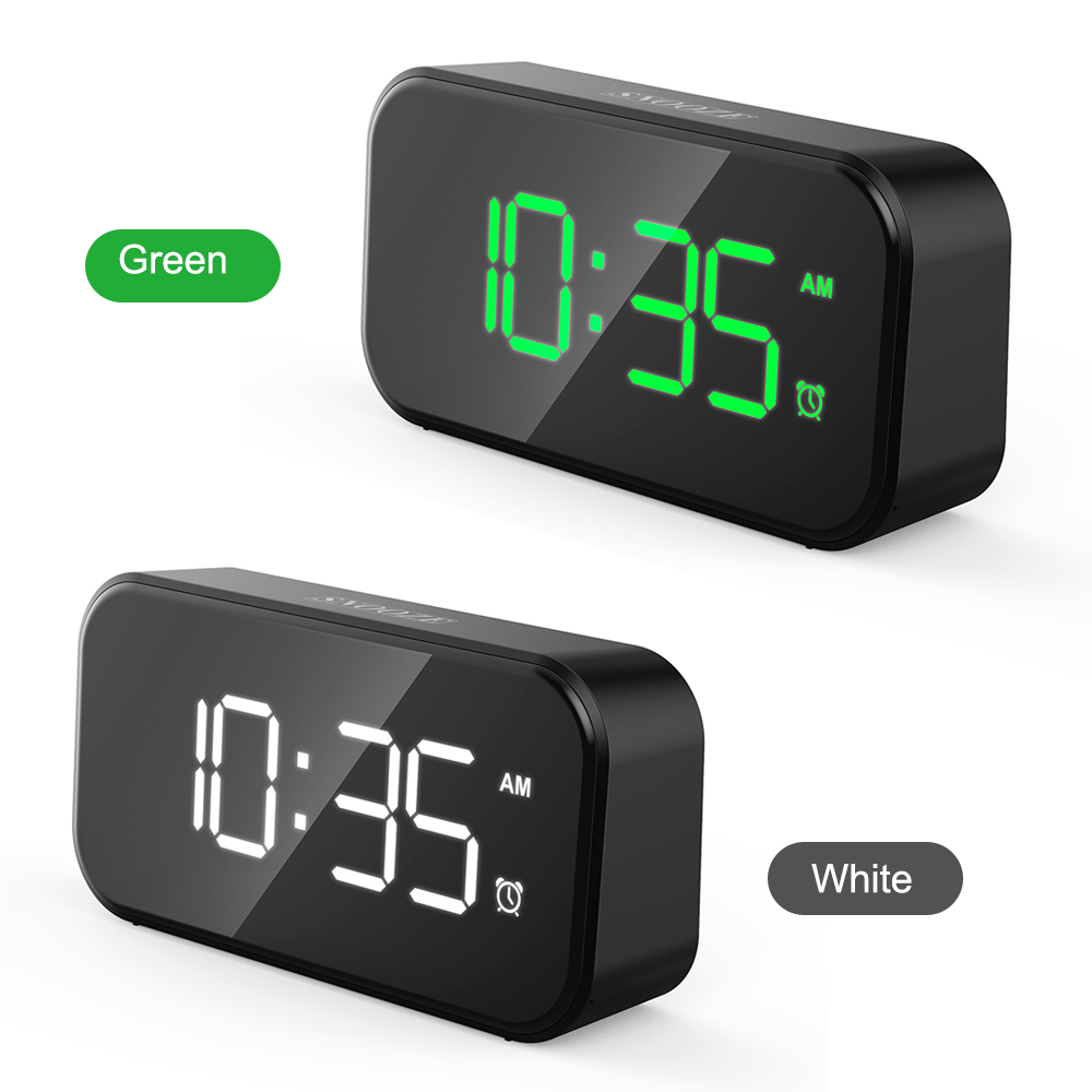 

Aarm Cock 6 Brightness Adjustment Tabe Cock 2 Time Dispay Dua Digita Aarm Cock with Snooze Eectronic Desk ED Cocks