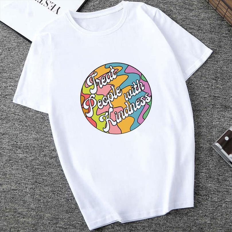 Harry Styles Treat People Mens T Shirts With Kindness Korean Fashion Short Sleeve Casual Ladies Harajuku Tee-image-707583756