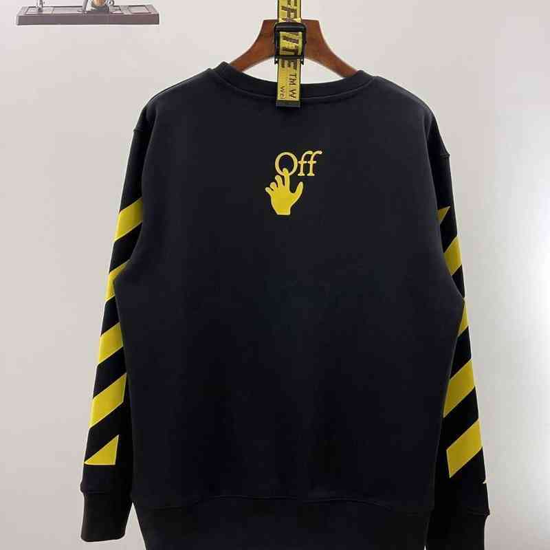 

Men's Hoodies & Sweatshirts Tested Quality Finger Saint Round Neck Sweater in Autumn and Winter OXYC, Black