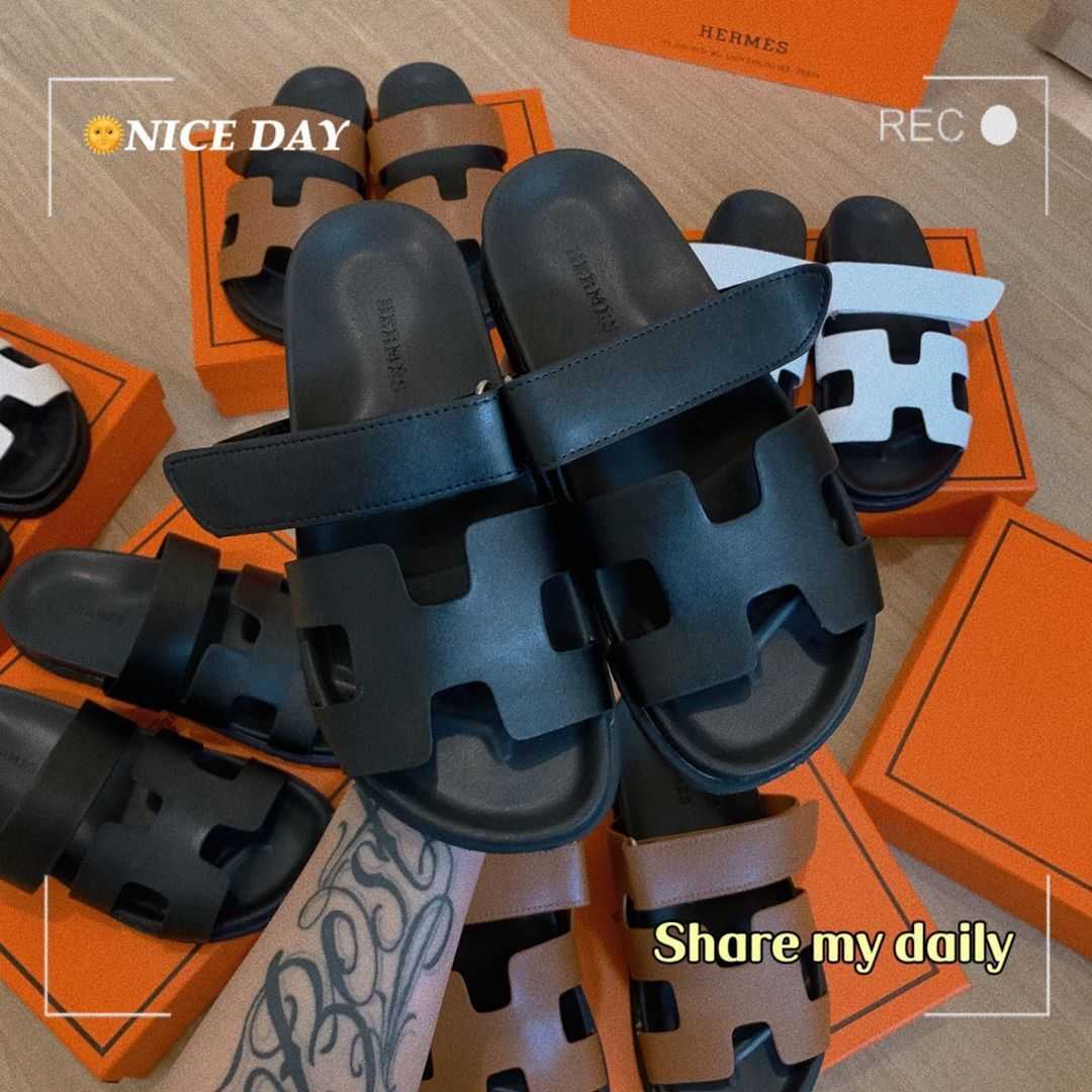 

Slipper In 2021 summer, the second uncle shoes of H family are the new style for women to wear the Korean version of versatile thick soled slipperszly, Black