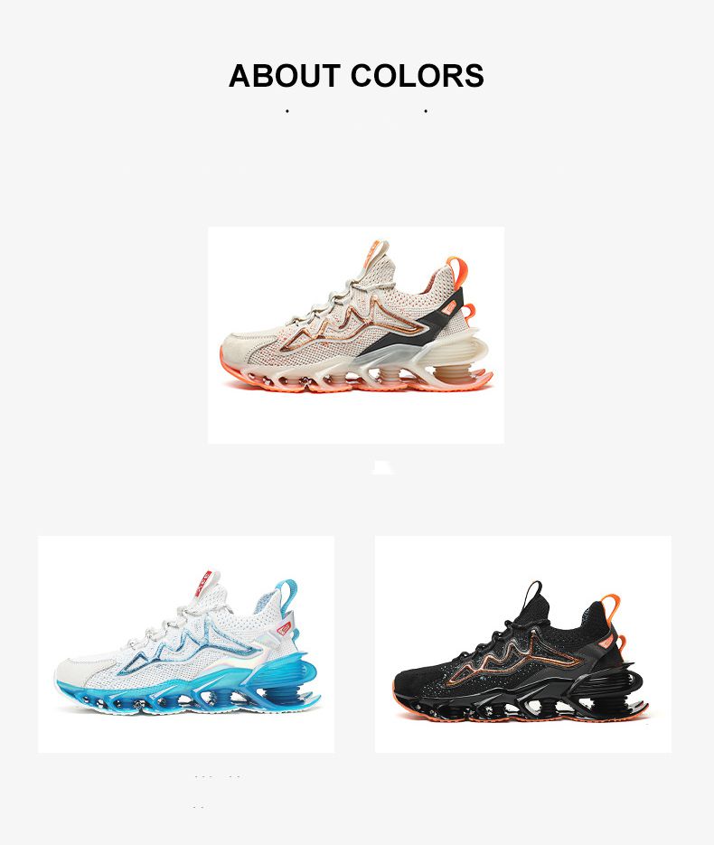 

Men's shoes summer breathable thin blade leisure running shock absorption