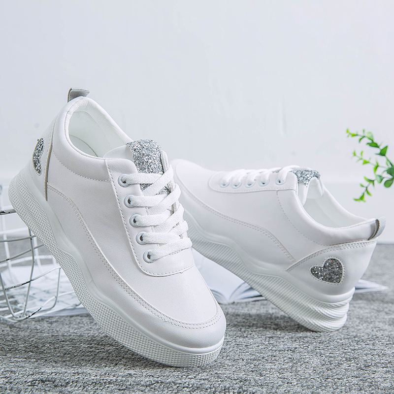 

Spring female student athleisure shoe burst inside raise thick sole running trend in KoreaQQ, Customize