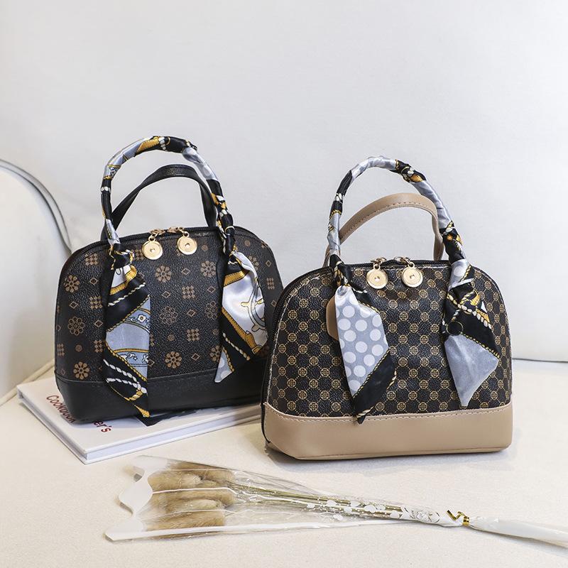 

Shoulder Bags Printed Shell Bag 2022 Ladies Handbag Cross Border Women's Wholesale Messenger, White