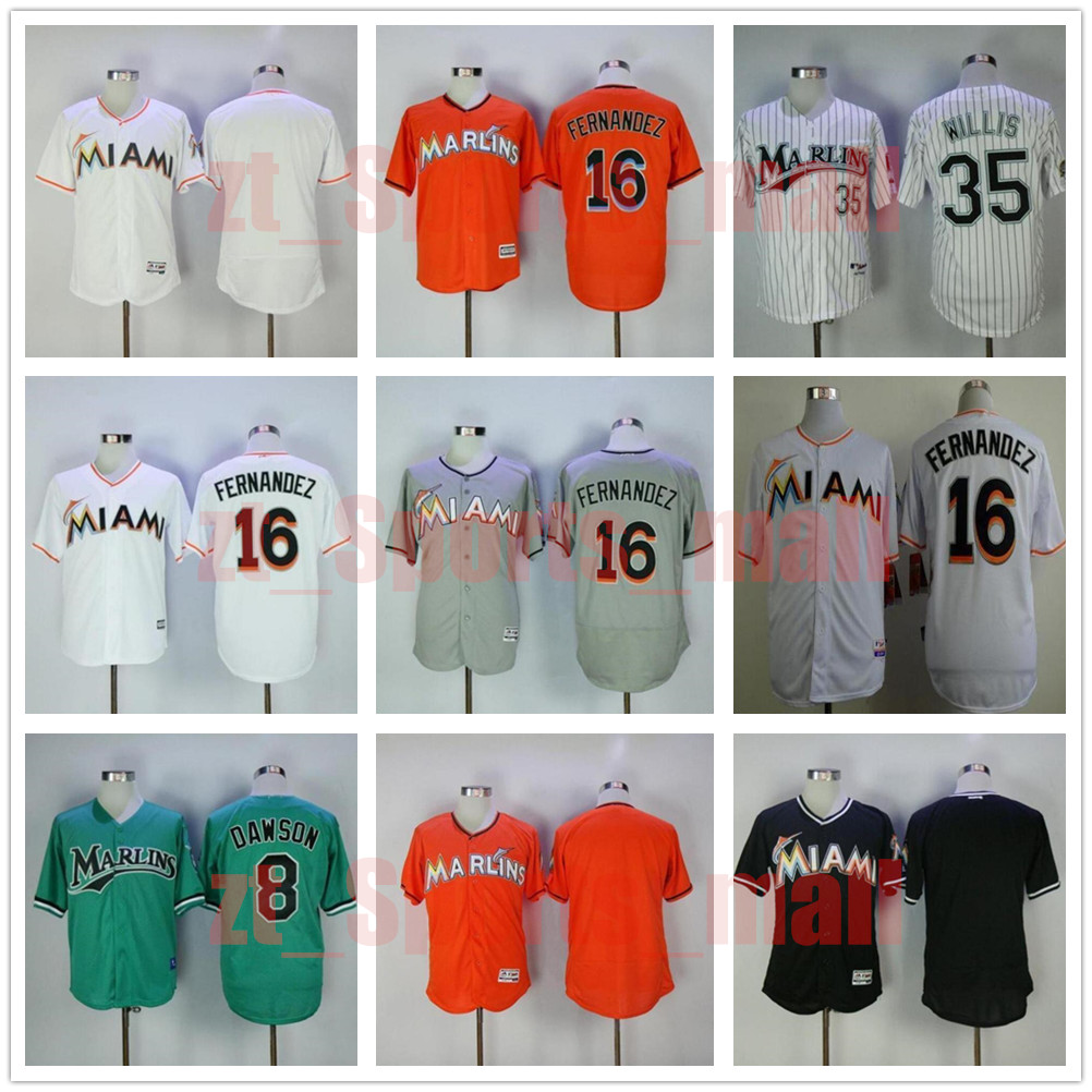

Retro Vintage Baseball jerseys 8 Andre Dawson 16 Jose Fernandez 35 Dontrelle Willis 94 Bad Bunny With Puerto Rican Flag Retire Marlins jersey, As shown in illustration