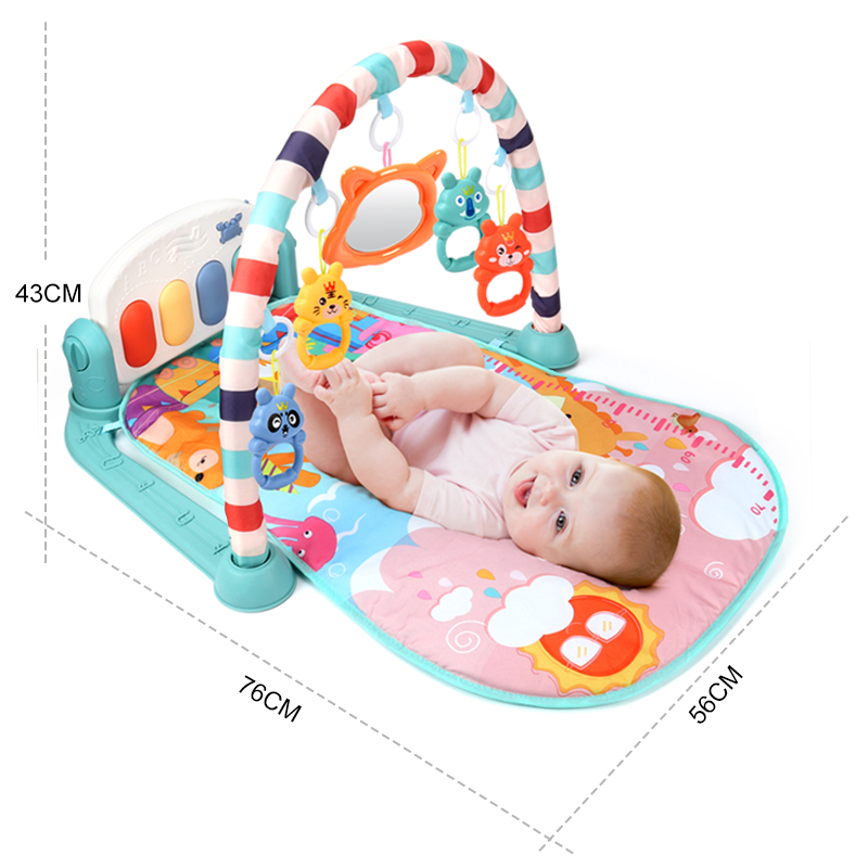 

Baby Rugs Play Mat Educational Puzzle Carpet With Piano Keyboard Lullaby Music Kids Gym Crawling Activity Rug Toys for 0-12 Months