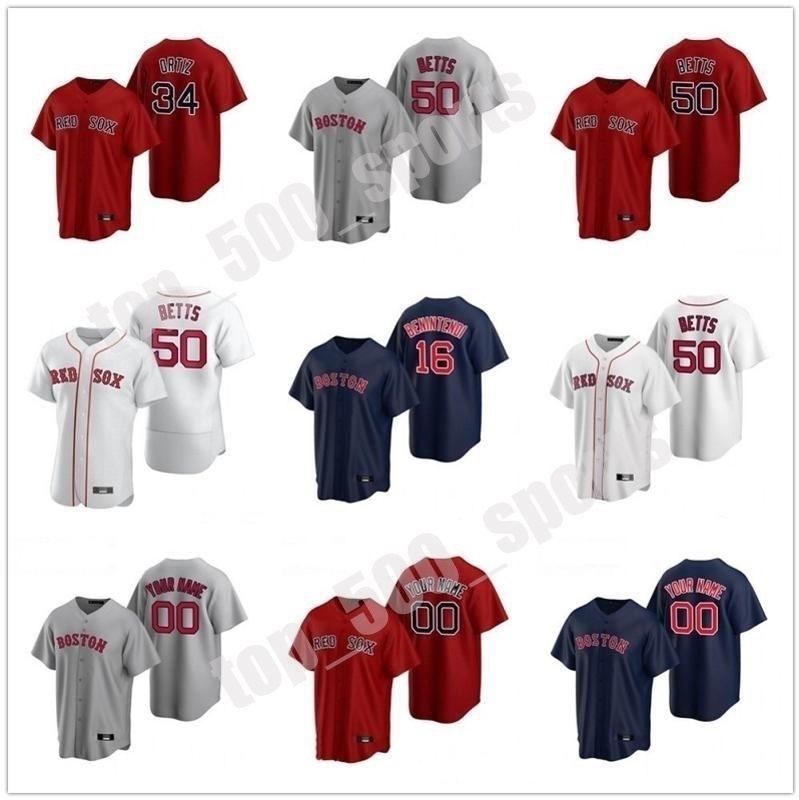 

Custom 2021 Red Sox Jackie Bradley Jr. Jersey Mens Chris Sale David Price Xander Bogaerts Pedro Martinez George Kell Baseball Jerseys, Blue;black