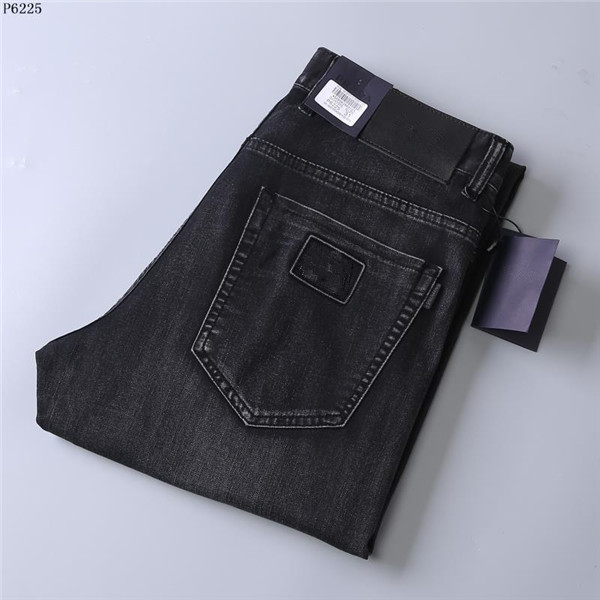 

Luxurys Designer Bags Mens Jeans Thin Design Denim Elasticity Vintage Pant Fashion Slim pants Business Casual Top quality Trouser Plus Size W42, Blue