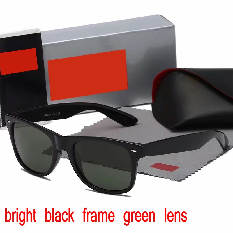 

High Quality Men Women Polarized Sunglasses Vintage Pilot Brand Sun Glasses Band UV400 Sunglasses With box and case df, White;black