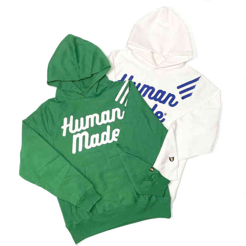

Human Made Letter Fidon Nigo Print Plush Hoodie Loose Men's and Women's, White