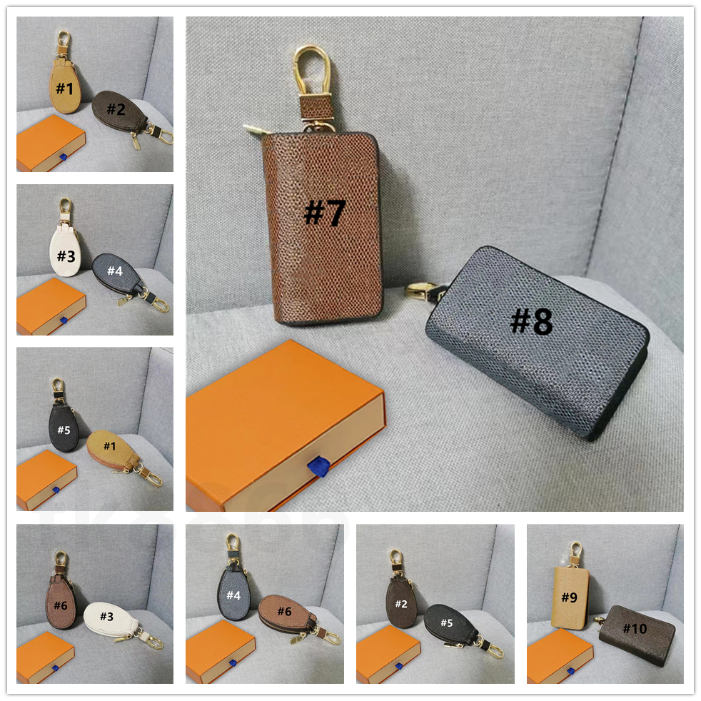 

Designer Keychain luxury Key Buckle Bag classic letter Keychains Fashion senior With box Leather high quality