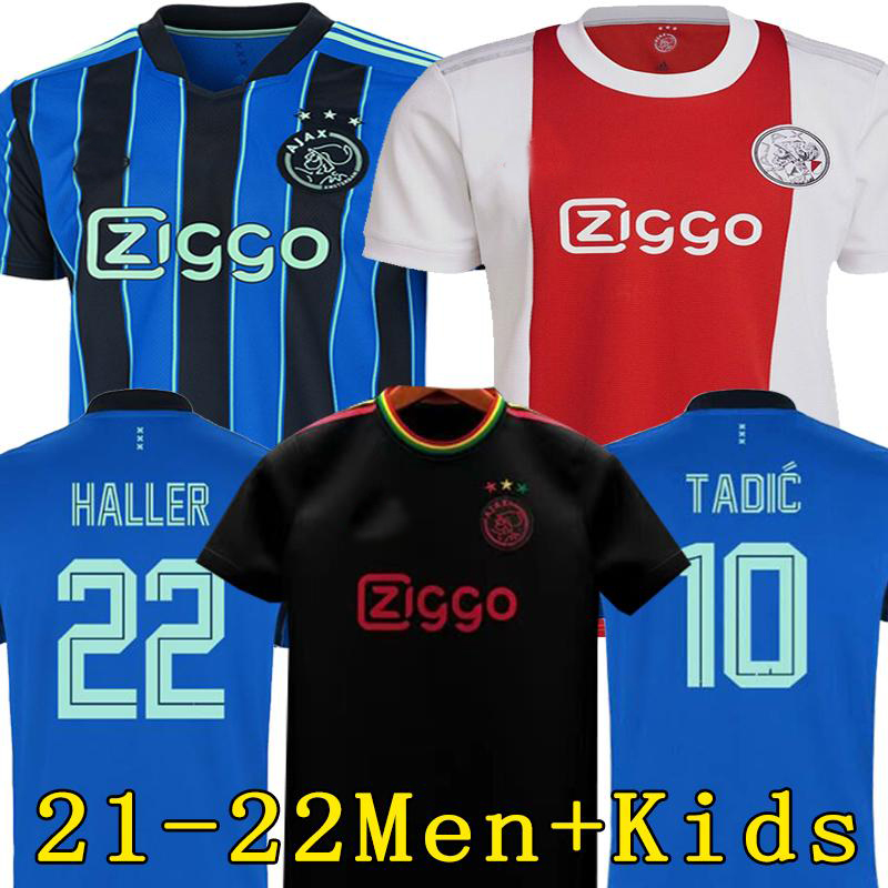 

AJAX amsterdam soccer jersey 2021 2022 KUDUS ANTONY BLIND PROMES TADIC NERES CRUYFF 21 22 men kit football shirt uniforms home away blue third player version