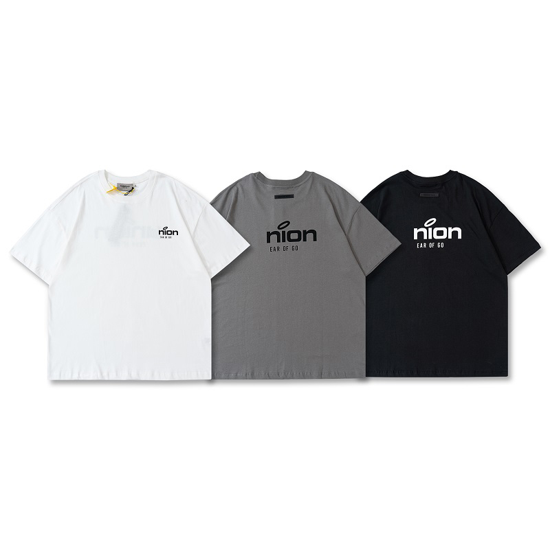 

Spring summer USA Europe Overize 30 Anniversary Collaborate Logo Tee Men t shirt Women Street skateboard Casual cotton Tshirt, Dark khaki