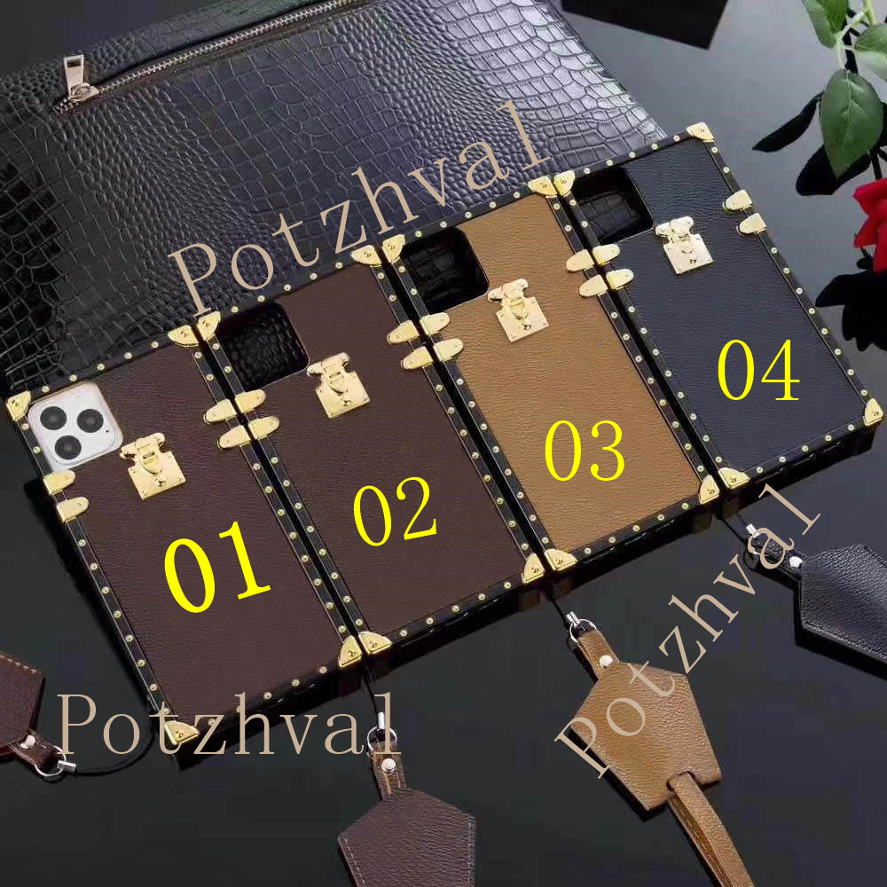 

Luxury Classic Square Phone Cases For iPhone 13 Pro Max 12 11 Xs Xr X SE 7 8 Plus 6 6s Designer Protective Case, 03 have logo