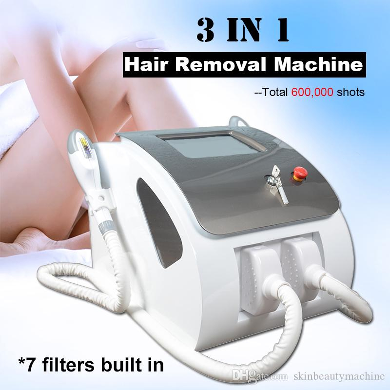 

2021 IPL Permanent hair removal machine OPT SHR laser diode hair-removal Elight Skin rejuvenation equipment DHL