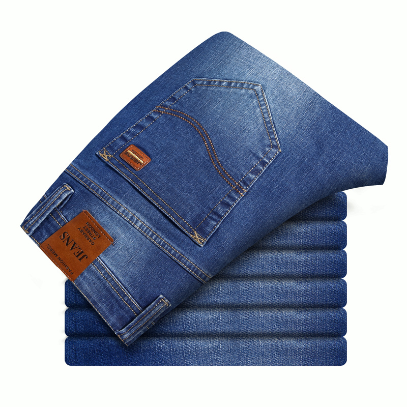 

2021 New Autumn Winter Cotton Jeans Men High Quality Famous Brand Denim Trousers Male Soft Mens Pants Large Big Size 35 36 38 40 Rb91, 9013-gray