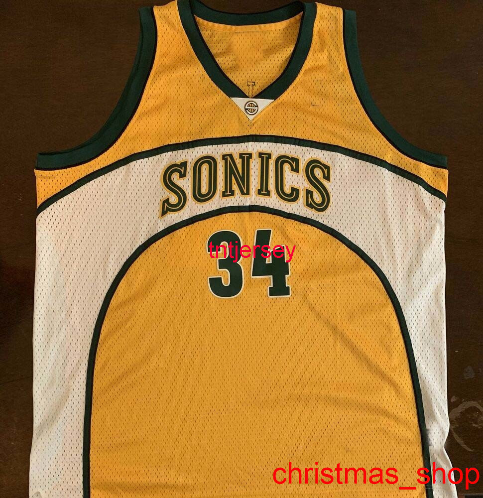 

100% Stitched Vintage Ray Allen Basketball Jersey Mens Women Youth Custom Number name Jerseys XS-6XL, Black