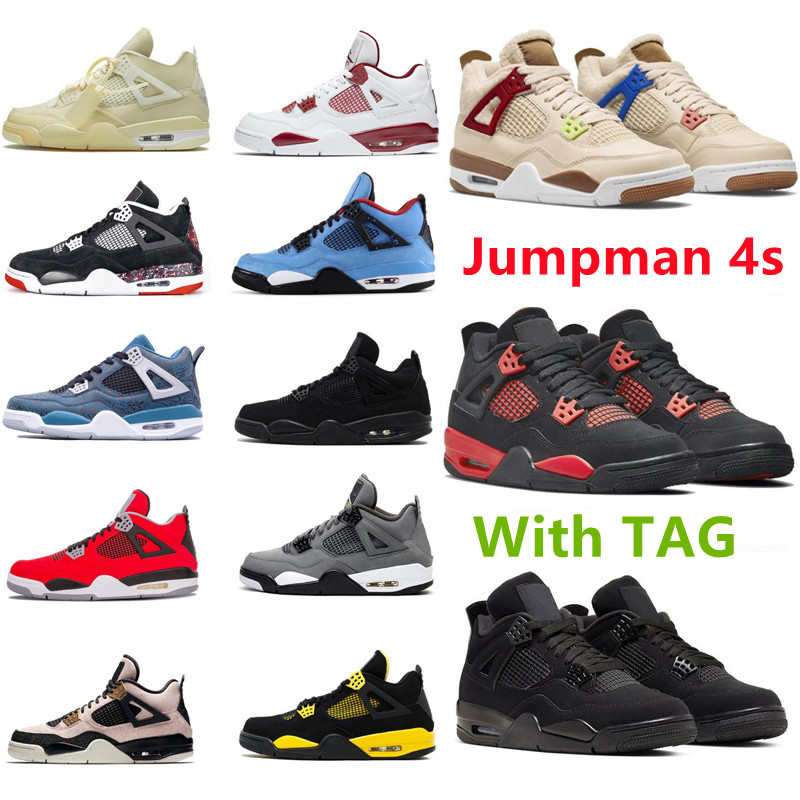 

Men women jumpman basketball shoes 4 4s Red Thunder Sail Retro Black Cat White Oreo Pure Money Dark Marina Blue Mocha University mens sneakers, I need look other product