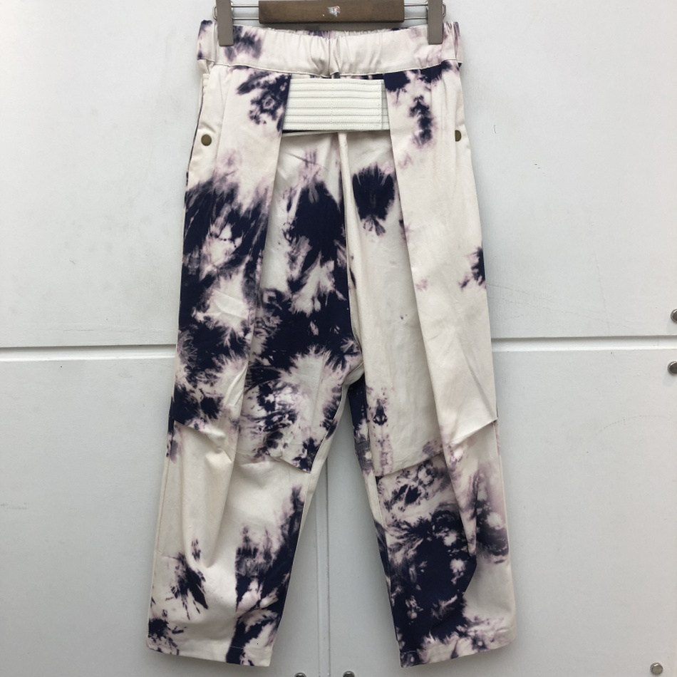 

2021 New Oversize Tie Dye Pants Men Women 1:1 Best Quality Hip Hop Splash Ink Kapital Trousers 8enr